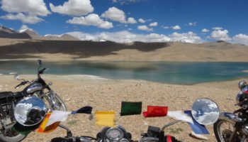 Lac Tso kiagar en Royal enfield - Voyage moto en Inde Himalaya