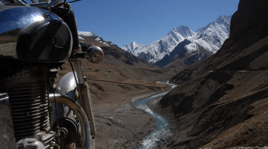 Royal Enfield au Spiti - Voyage moto du Kinnaur au Spiti, Himachal pradesh, Inde, Himalaya