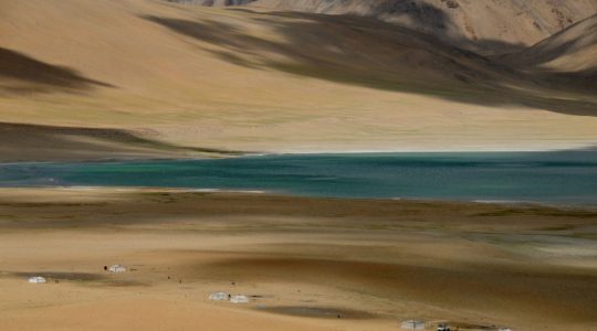 Lac Tso Kiagar - Voyage à moto Transhimalayenne et Ladakh, Inde, Himalaya en Royal Enfield