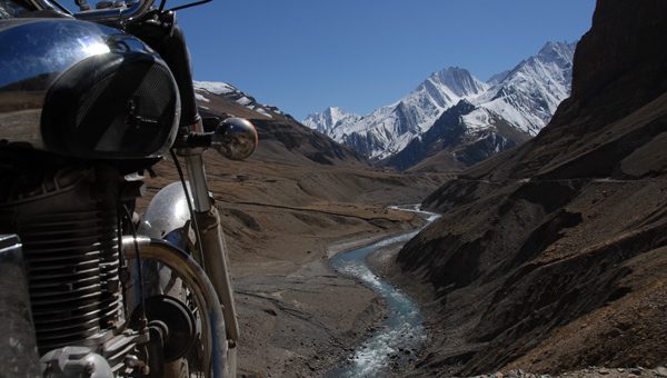Royal Enfield au Spiti - Voyage moto du Kinnaur au Spiti, Himachal pradesh, Inde, Himalaya