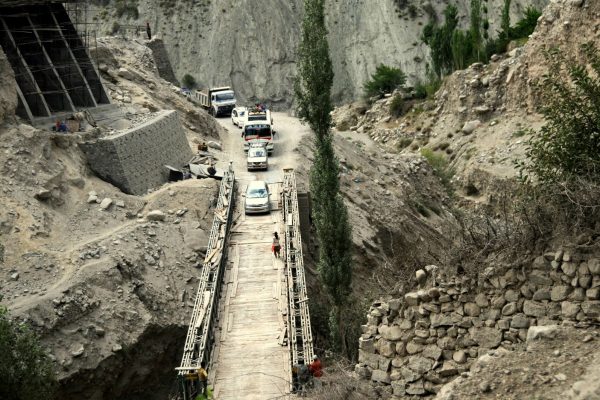 Pont à Kalse dans la vallée de l'Indus - Voyage à moto Transhimalayenne et Ladakh, Inde, Himalaya
