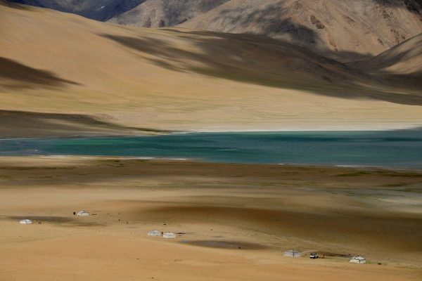 Lac Tso Kiagar - Voyage à moto Transhimalayenne et Ladakh, Inde, Himalaya en Royal Enfield